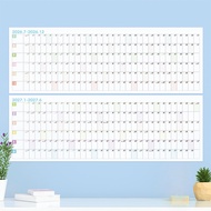 Simple Large Calendar 26-Year Calendar Cross 2027 Wall-Sticking 365-Day Planner ins Style Clock Card