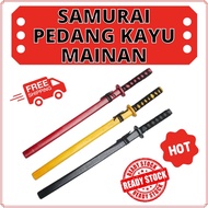 [READY STOCK] Pedang Samurai Kayu Mainan Besar | Katana Training Japan | Pedang Replika Kayu