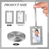 Queekay 48 Pieces Wallet Size Picture Frames Hanging Picture Frame Xmas Gifts Ornaments 2 x 3 Inch G