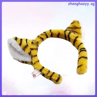 🎃 Yellow Tiger Headband Elastic Hoop for Kids Animal Cosplay Costume Decoration