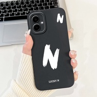 เคส A06สำหรับ Samsung Galaxy เคส A05 A05s น่ารักตัวอักษรเคสโทรศัพท์กันกระแทกสำหรับ Samsung A06 A 05 