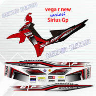 Striping Vega R New Variasi Model Sirius GP Awet Bahan Vynil Mengkilat Glosy
