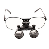 Universal Metal Frame Glasses Type Magnifying Glasses 2.5 Times 3.5 Times New Style