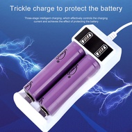 <APUN>USB 18650 Battery Charger for Rechargeable Li-Ion Batteries 16340 26650 2 Slots