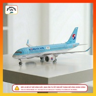 Airbus A220-300 Airplane Paper Model Assembly Kit 1/120 Scale High Quality Paper Material - Mohinhgi