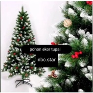 Squirrel tail Christmas tree 1.8 meters (180cm) 6 feet super premium