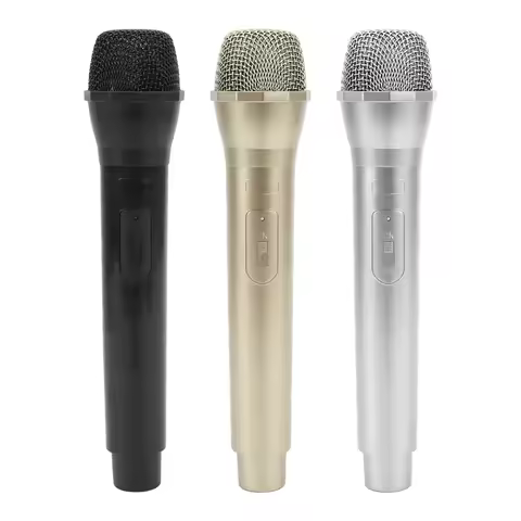 Prop Mic Prop Microphone Realistic Prop Microphone for Karaoke Dance Shows Practice Microphone Prop 