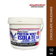 America Pharma Protein Whey Isolate 3.0 10lbs NEW LABEL , NEW NUTRITIONAL FACTS