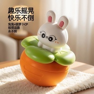 Children's Tumbler Toys Baby Rattle Bell Head Baby Toys 0-3-6-12 Months 1 Year Old 9 Educational Ear
