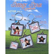 Shiny Star Keychain Actor Kdrama/ Drakor || Custom Acrylic Bagcharm
