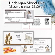Boarding Pass Ticket Wedding Invitation (plane Ticket)