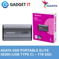 Adata Elite SE880 1TB Portable SSD (Lightweight | Compact)