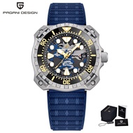 PAGANI DESIGN New 40mm Titanium Men Diver Mechanical Watch NH35 Sapphire 200m Waterproof Automatic Clock Relogio Masculino