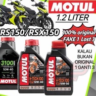 QR CODE} MOTUL 7000 / MOTUL H-TECH 15W50 / 10W40 4T OIL FULLY 1.2 LITER RSX150 RS150 Y15 Y16 135LC R