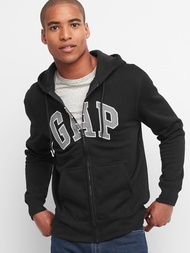 Gap Zip Hoodie สี black นำเข้าจากOutlet เนื้อผ้าใส่แล้วสบาย ไม่ร้อน แท้100%