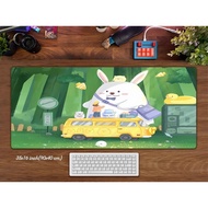Cute Rabit Desk Pad(3 Patterns),Mouse Pad XXL,Desk Mat,Kawaii Desk Decoration,Office Desk Mat Pad,Desktop Mat,Keyboard Laptop Computer Mat