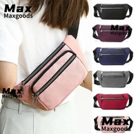 MAXG Sport Waist Bags, Waterproof Bum Bags Fanny Pack,  Bum Zip Belt Large Capacity  Cloth Chest Fanny Bag Travel