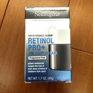 😊👍2件$460 Neutrogena Retinol Pro+ .3% Night Cream 48g Neutrogena Rapid Wrinkle Repair retinol