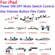AAA+ Power ON OFF Mute Switch Control Key Volume Button Flex Cable For iPad 5 6 7 8 Air Mini 1 2 3 4