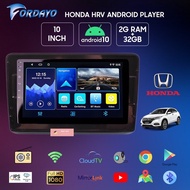 Fordayo Honda Hrv 9/10 Inch car android player with silver casing 2+32GB plug n play mirrorlink 2+32GB