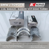 KING Bearing BMW 2.0L B48A20 B48B20 for F20 F30 F31 F36 F39 F48 G30 G32 G11 Z4 G29 Mini Cooper F54 F