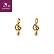 HABIB Oro Italia 916 Yellow Gold Earring GE71290720