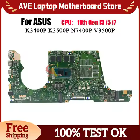 X7400PA Laptop Motherboard For ASUS V3500P X7400PE V3400P N7400P K3500P K3400P X7400P X7400PC Mainbo