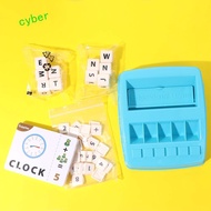 CYBERLINX Letter Sticker Toys, Paper Alphabets Number Number Cognition Early Math Game, Spelling Pra
