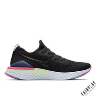 Nike W Epic React Flyknit 2 Black Women's Shoes Low-Top Lightweight Woven Sneakers Jogging BQ8927-003