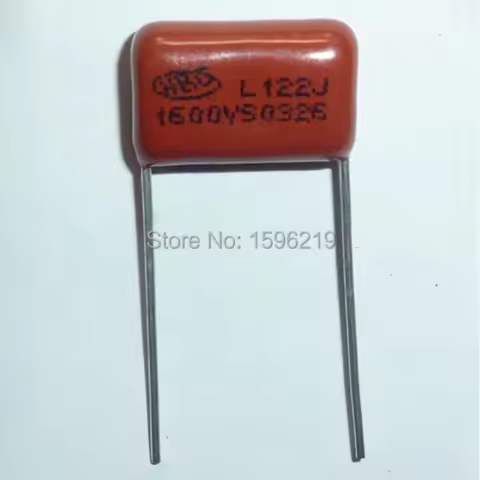 10Pcs/100Pcs CBB Capacitor 122 1600V 122J 1.6KV 1200pF 1.2nF P15 CBB81 Metallized Polypropylene Film