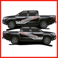 TOYOTA REVO ROCCO  สติ๊กเกอร์ลายโคลนข้างร็อกโค่  สติ๊กเกอร์ซิ่ง สติ๊กเกอร์ติดรถ ชุดแต่งร็อกโค่ stick