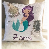 CUSTOMISED SEQUIN CUSHION PILLOW