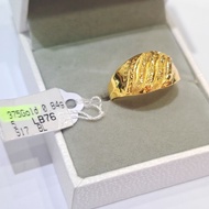 375 gold bajet huake ring