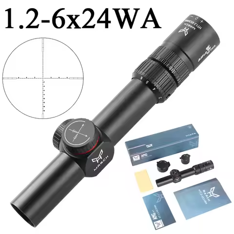 1.2-6X24WA Optical Compact Scope for Hunting Sight Scope Tactical Riflescope Reflex Scopes & Accesso