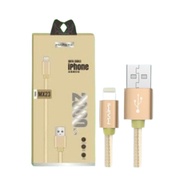 Maimi Mx 23 IOS Gold Data Cable 2.4A Charging Speed2M - Mobile Phone Data Cable Charging Cable Type 