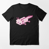 Original Minecraft Axolotl Marble Custom T-Shirt