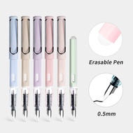 Erasable Gel Pen Refill Stick Set 0.5mm Washable Grip Erasable Fountain Pen for School Pen Writing Tools Kawaii Stationery