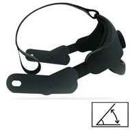 VR Headset Strap for Quest 3 Adjustable Enhanced Cushion Wearing Strap for Quest 3