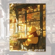 Winnie the Pooh Puzzle Toy Birthday Gift Peripheral 6-Year-Old 8-Year-Old Girl Kids Building Blocks 