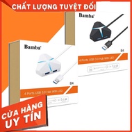HCM- 4-PORT USB 3.0 SPLITTER WITH LED BAMBA B4 - USB 4 PORT 3.0 HUB BAMBA B4