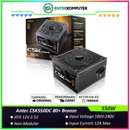 Antec CSK550DC 550W - 80+ Bronze Certified with Flat Cable Power Supply - PSU 550 Watt 80+ Bronze - 