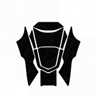 TOPnew-For Motorcycle Tank Pad Protector Sticker Frosted Decals Fuel Knee Grip Accessories For PCX16