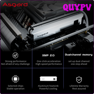 QUYPV Asgard 8GB16GB Ddr4 Ddr4หน่วยความจำ Ram 32GB 3600MHZ 4000MHZ Ram Ddr4 Dimm สำหรับเดสก์ท็อปพีซี APITV