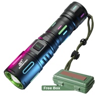 Senter Terang Zoom In Zoom Out Tahan Lama Waterproof Multifungsi Bahan Alumunium - AK155