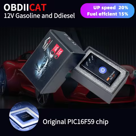 OBDIICAT-HK01 Super OBD2 Chip Tuning Box 2IN1 Nitro OBD2 Save Fuel More Power/Torque for Car Plug an