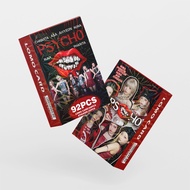 92pcs/box BABYMONSTER PSYCHO Album Lomo Cards WE GO UP HOT SAUCE CHIQUITA Stickers SHEESH CLIK CLAK 