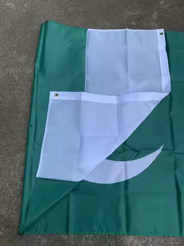 90x150cm Pakistan flag polyester hanging Super Poly football FLAG Indoor Outdoor Polyester Flag