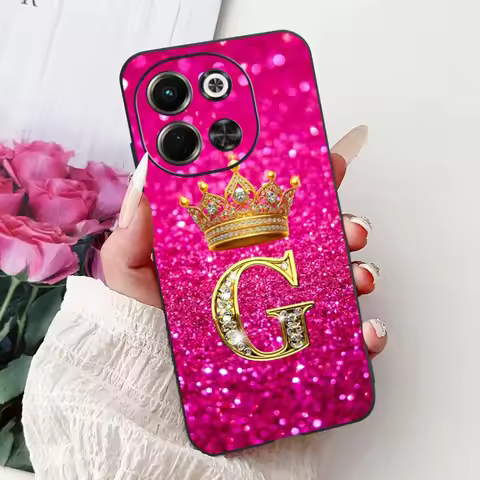 Fashion Letter Phone Case For Tecno Spark 30 5G 30C KL8H KL8 Soft Silicone TPU Back Cover For Tecno 