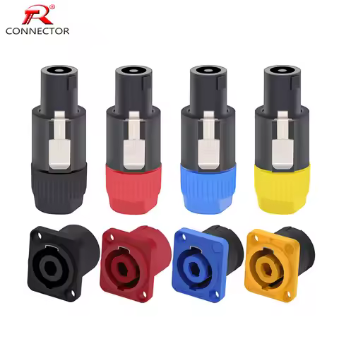 1set NL4FC Speak Connectors type 4 Pole Plug Male Speaker Audio connector