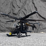 Military MOC Helicopter AH-6 Buildable Toy